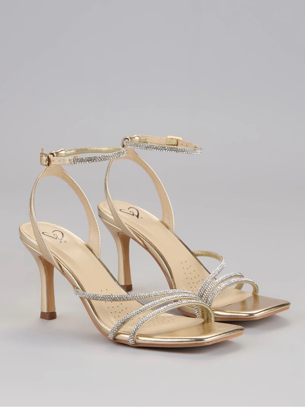 Windsor | So Icy Rhinestone Kitten Stiletto Heels